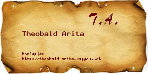 Theobald Arita névjegykártya